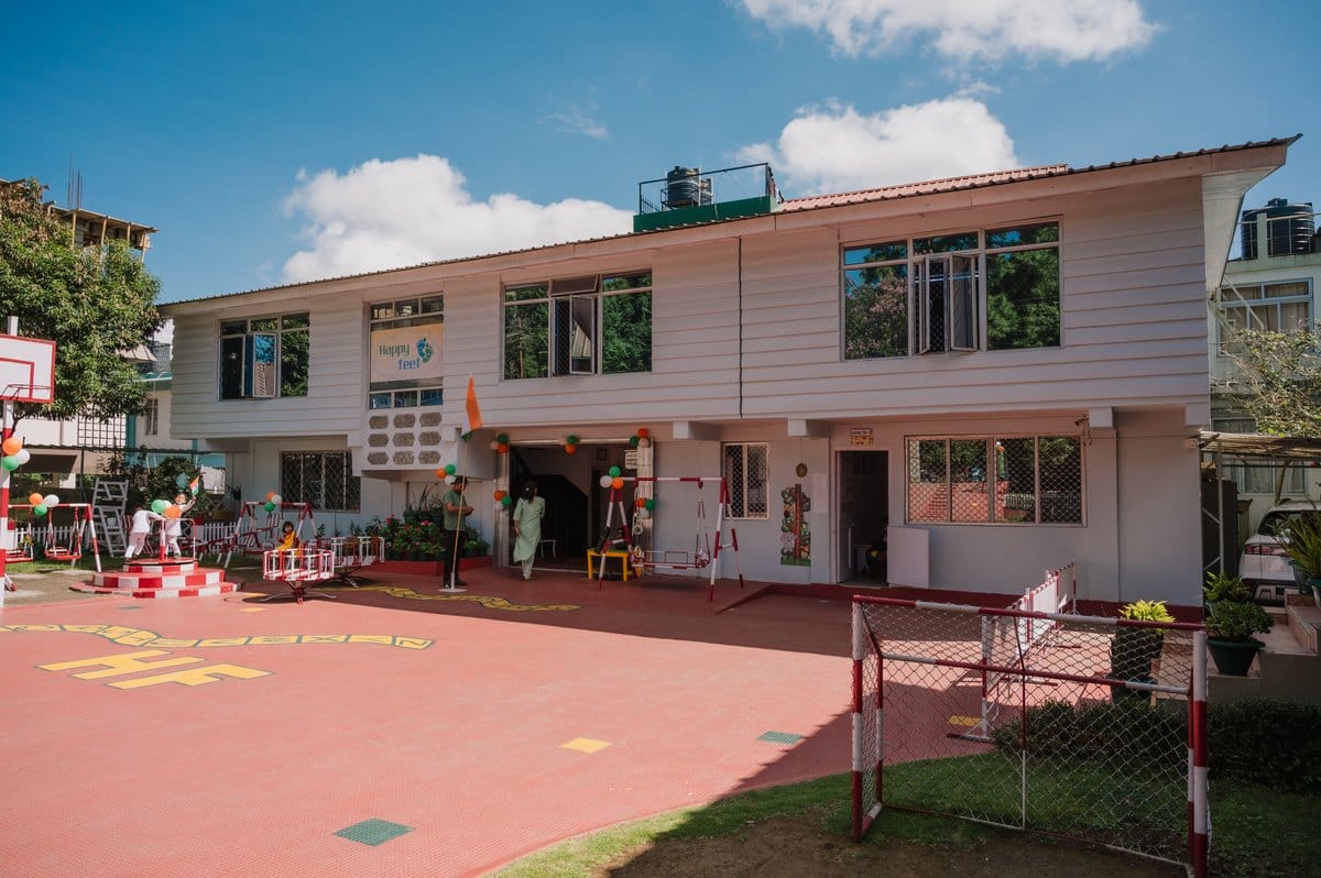 School building facade